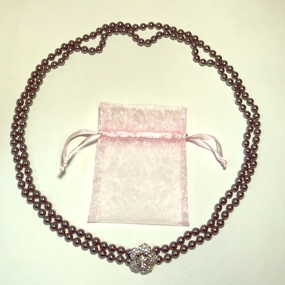 Nolan Miller Jewelry - 2-Strand Glass Flower Necklace-Nolan Miller